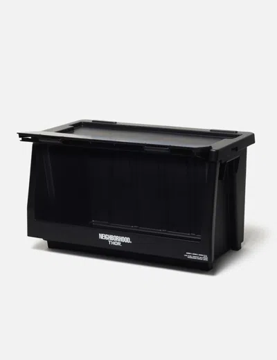 Neighborhood X Thor Stacking Shelf Container 50l In Black