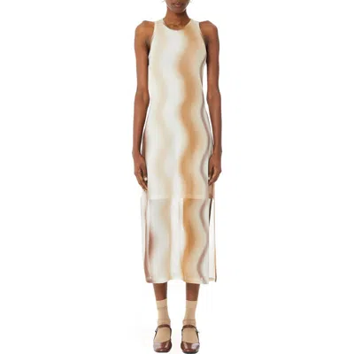 Find Me Now George Sleeveless Maxi Dress In Neutral