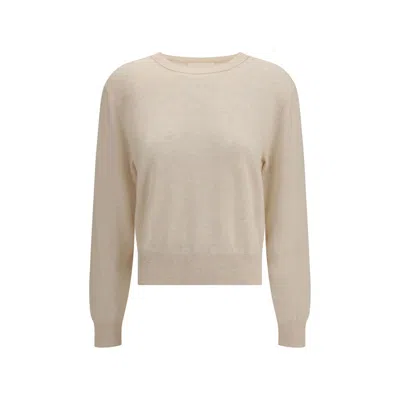Lisa Yang Cream Fleece Wool Sweatshirt In Neutral