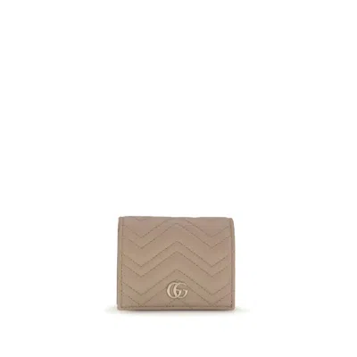 Gucci Multicolor Calf Leather Bos Taurus Wallet In Neutral