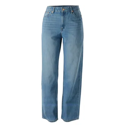 Her & Glory Blue Adele Straight Leg Empire Fade In Blue