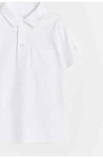 Babycottons College Polo Shirt For Toddler In White