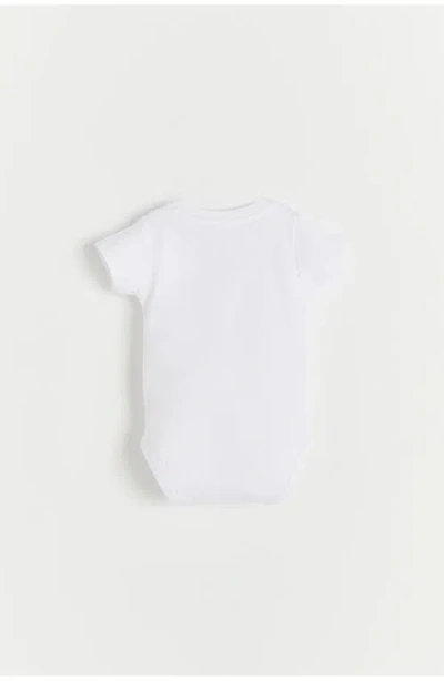 Babycottons Pima Colors Bodysuit For Infant In White
