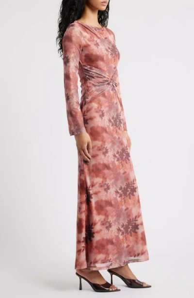 Petal And Pup Petal & Pup Nash Long Sleeve Body-con Dress In Pink