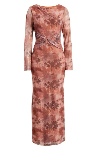 Petal And Pup Petal & Pup Nash Long Sleeve Body-con Dress In Pink