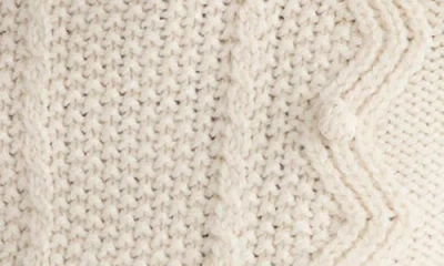 Madewell Mix-stitched Crewneck Sweater In Neutral