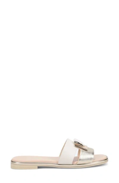 Ron White Valinda Slide Sandal In White
