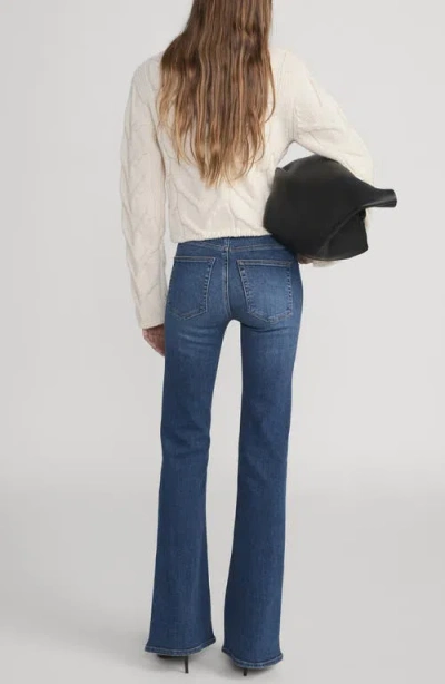 Frame The Icon Flared Jeans In Blue