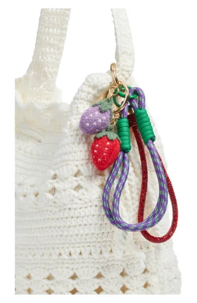 Chelsea28 Strawberry Bag Charm In Multi