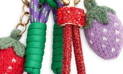 Chelsea28 Strawberry Bag Charm In Multi