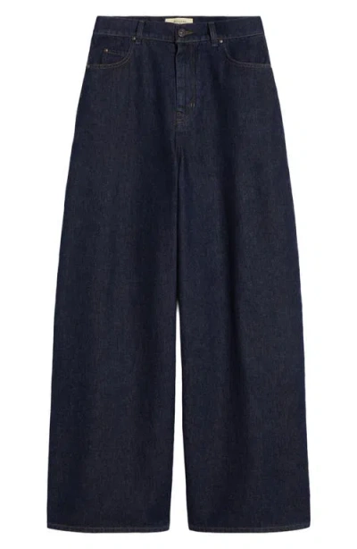 Weekend Max Mara Bella Wide Leg Jeans In Blue