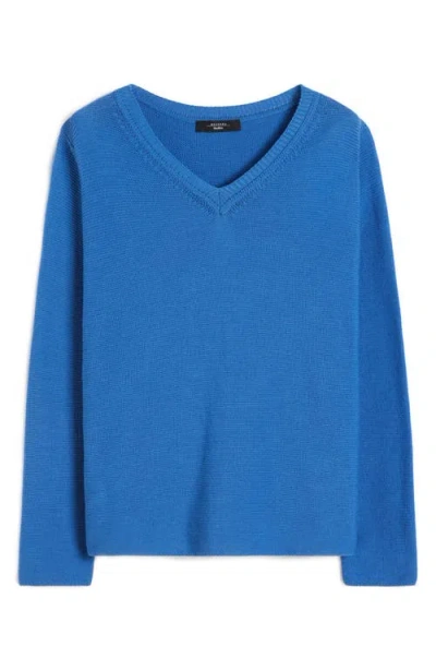Weekend Max Mara V-neck Sweater In Blue