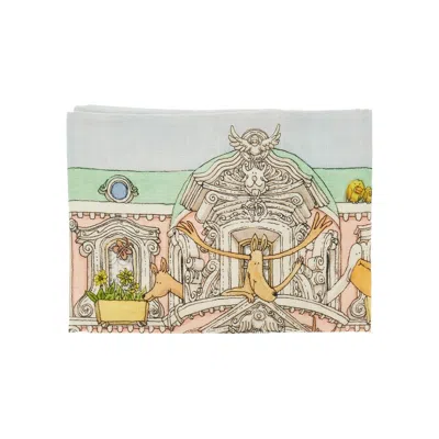 Atelier Choux 'monceau' Organic Cotton Cloth Kids In Blue