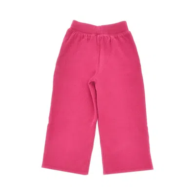 Ralph Lauren Cotton-blend Pants With Logo Embroidery Kids In Pink