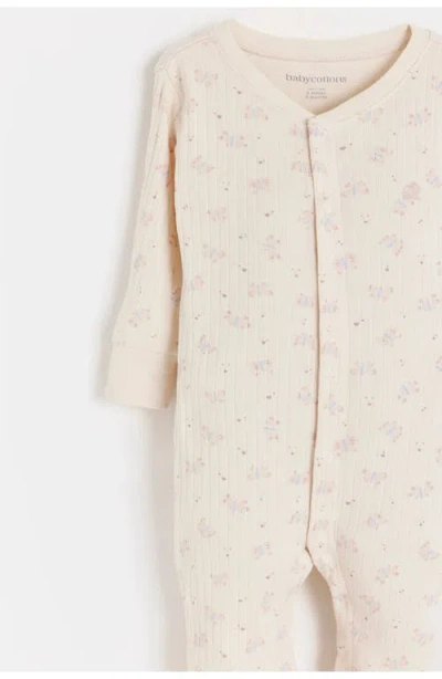 Babycottons Magic Wings Front-snap Footie For Infant In Neutral