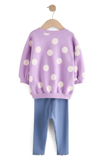 Next Kids' Dog Sweatshirt & Leggings Set In Multi