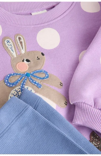 Next Kids' Dog Sweatshirt & Leggings Set In Multi