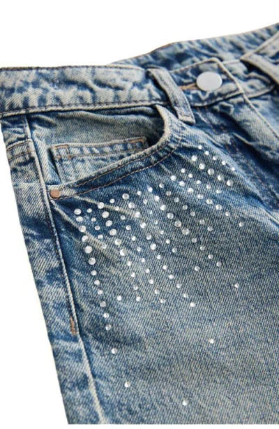 Next Kids' Sequin Splatter Jeans In Blue