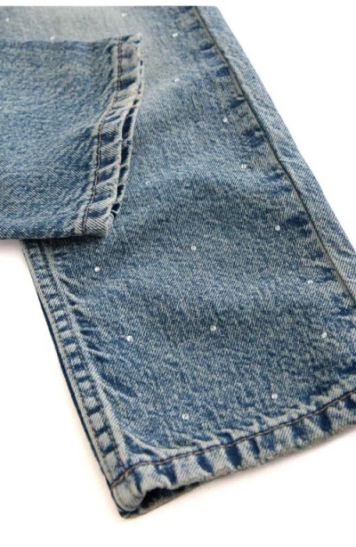 Next Kids' Sequin Splatter Jeans In Blue