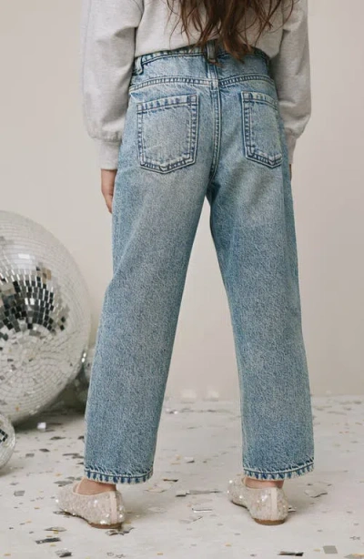Next Kids' Sequin Splatter Jeans In Blue