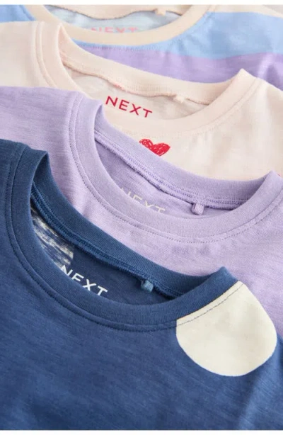 Next Kids' 4-pack Assorted Graphic T-shirts In Multi