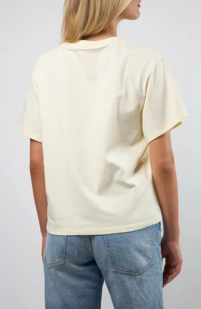 Viens Avec Moi Caviar Boxy Cotton Graphic T-shirt In White