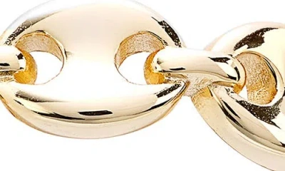 Athra Luxe Half Mariner Band Ring In Gold