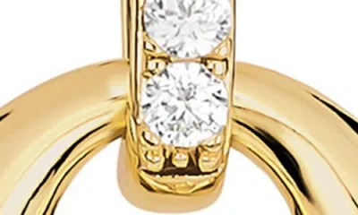 Athra Luxe Pavé Horsebit Necklace In Gold