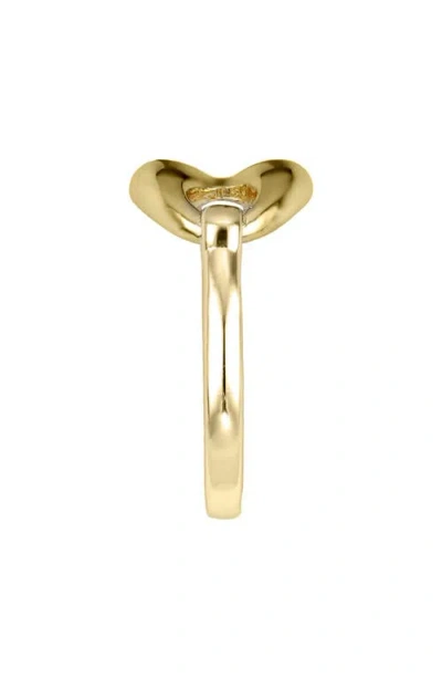Athra Luxe Bold Mariner Link Ring In Gold