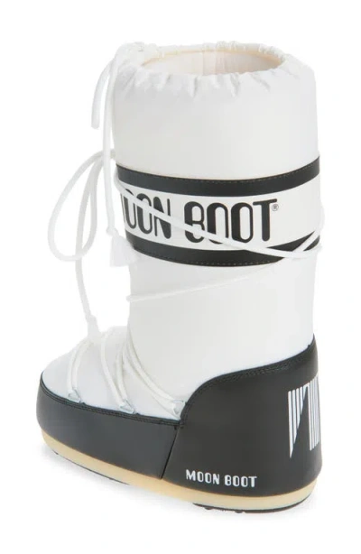 Moon Boot Two-tone Nylon And Synthetic Leather Icon Boots In Multi