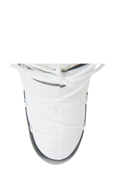 Moon Boot Two-tone Nylon And Synthetic Leather Icon Boots In Multi