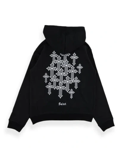 Fly By Night Shadow Hoodie In Black