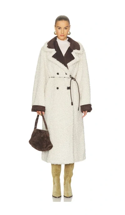 Tularosa Lydia Reversible Coat In Brown