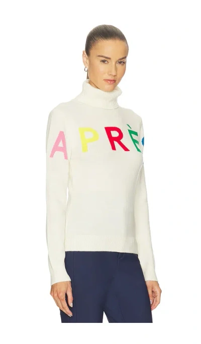 Perfect Moment Wool Apres Sweater In Yellow