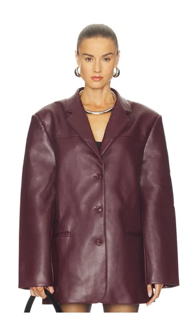 Nakedvice The Drew Jacket In Brown