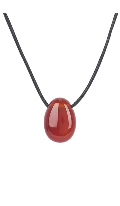 Shashi Conner Gemstone Necklace In Black