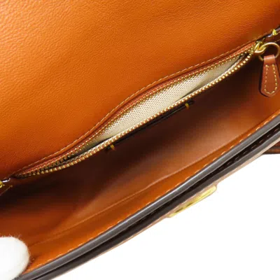 Pre-owned Coach Brown Leather Shoulder Bag ()