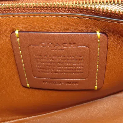 Pre-owned Coach Brown Leather Shoulder Bag ()