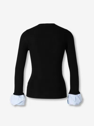 Dorothee Schumacher Chic Knit Sweater In Black