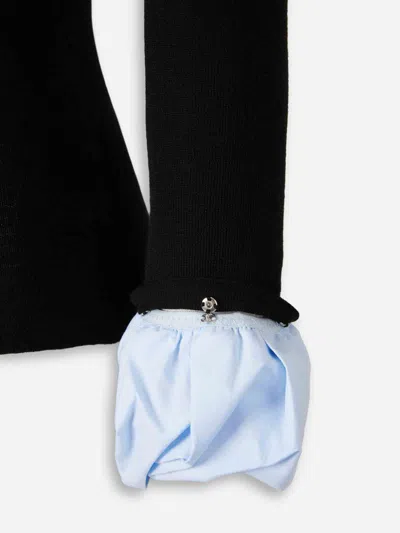 Dorothee Schumacher Chic Knit Sweater In Black