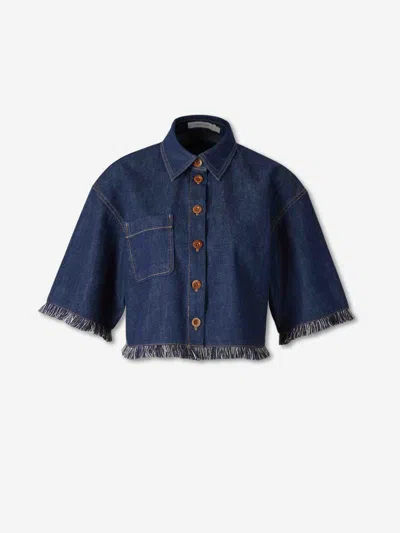 Zimmermann Denim Shirt Rhiannon In Blue