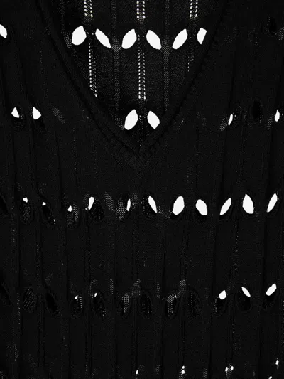 Zimmermann Midi Cut-out Dress In Black