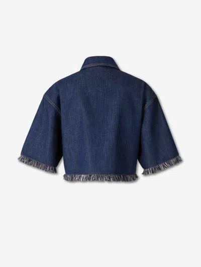 Zimmermann Denim Shirt Rhiannon In Blue