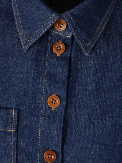 Zimmermann Denim Shirt Rhiannon In Blue