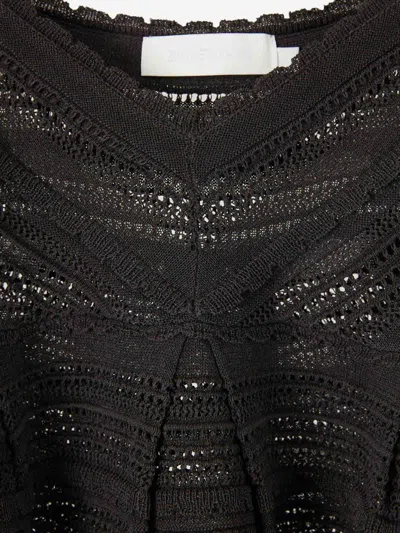 Zimmermann Lucky Lace Scalloped Top In Brown