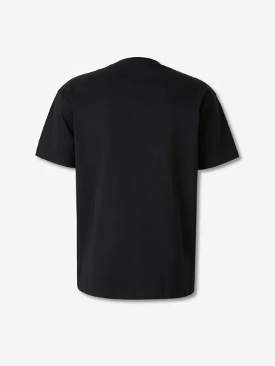 Givenchy Men Black Crewneck T-shirt With Maxi Logo Lettering On The Front In Cotton Man