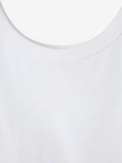 The Row Essentials Frankie Organic Cotton-jersey Tank In White