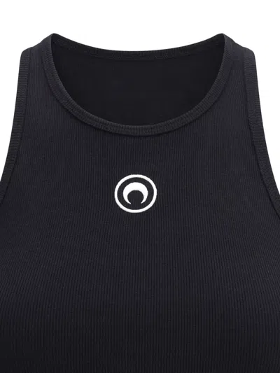 Marine Serre Top In Black