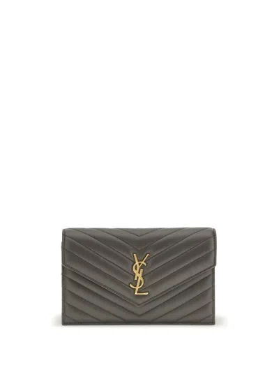 Saint Laurent Wallets In Black
