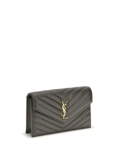 Saint Laurent Wallets In Black